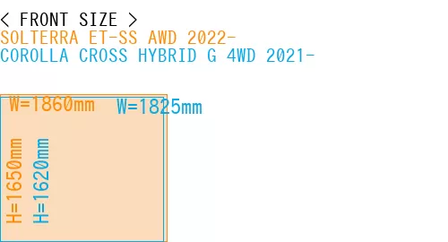 #SOLTERRA ET-SS AWD 2022- + COROLLA CROSS HYBRID G 4WD 2021-